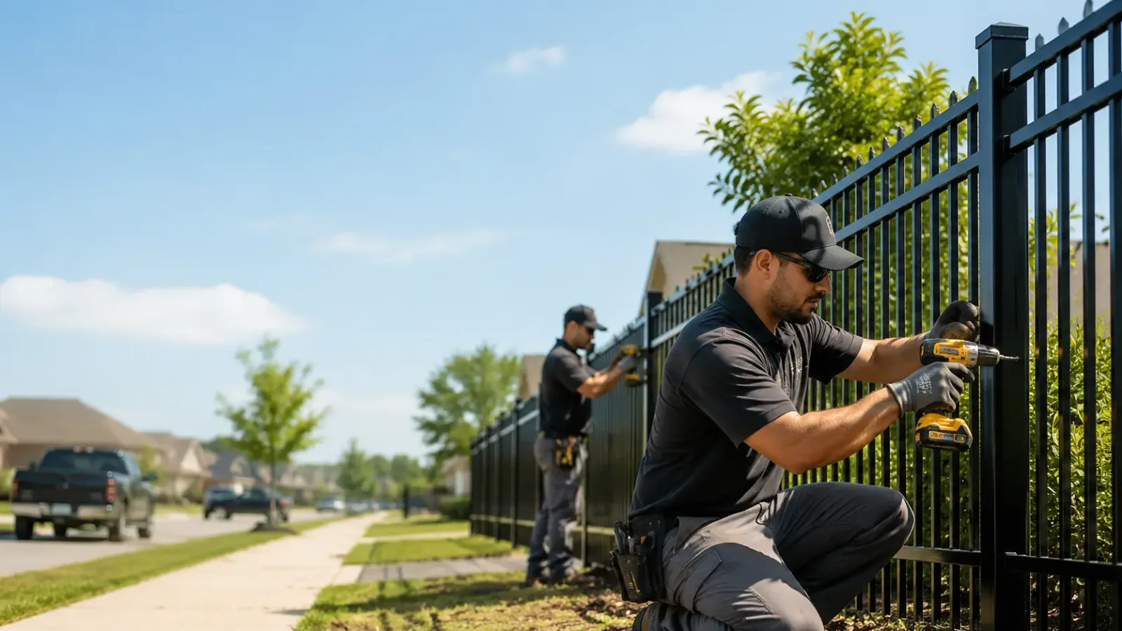 Metal Fence Installation in Ecru, MS